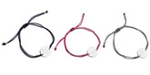 ROSA - pulsera personalizable medalla plata 15mm